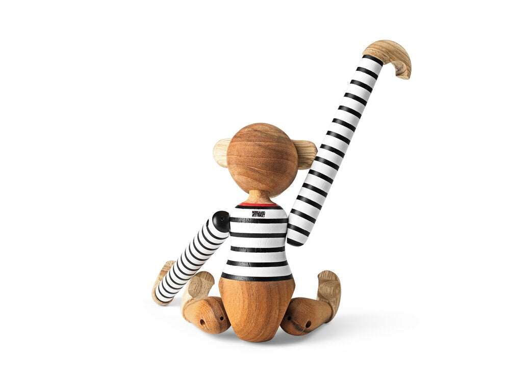 Kay Bojesen x Nørgaard abe, stor - hvid/sort